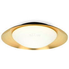 Стельовий світильник Faro 62142 SIDE 390 Black and gold ceiling lamp 15W, 15 Вт, 1200 лм, 3000K · Faro · faro-62142