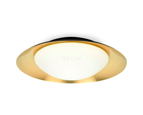 Стельовий світильник Faro 62142 SIDE 390 Black and gold ceiling lamp 15W, 15 Вт, 1200 лм, 3000K