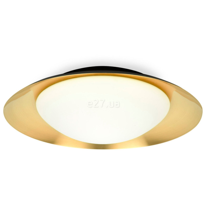 Стельовий світильник Faro 62142 SIDE 390 Black and gold ceiling lamp 15W, 15 Вт, 1200 лм, 3000K · Faro · faro-62142