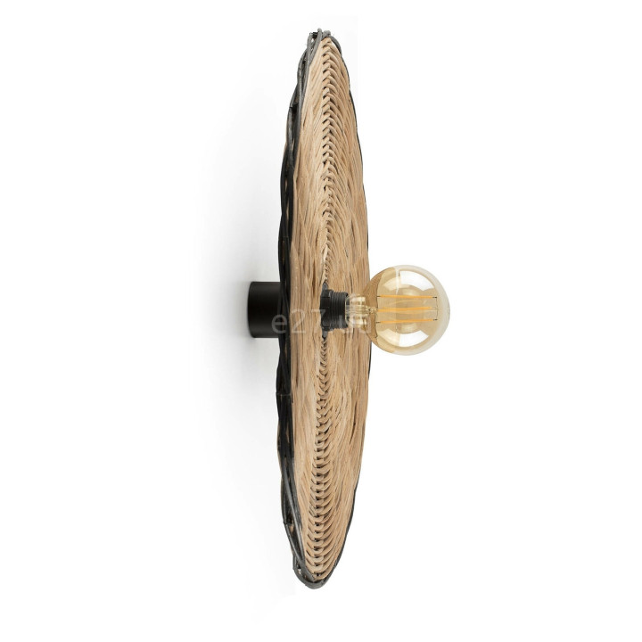 Бра Faro 62173-69 Costas 600 H70 Black/rattan wall/ceiling lamp · Faro · faro-62173-69