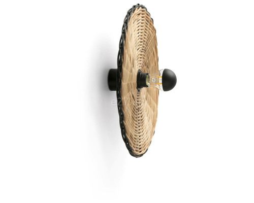 Бра Faro 62173-78 COSTAS 400 H70 Black/rattan wall/ceiling lamp