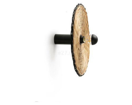 Бра Faro 62174-78 COSTAS 400 H140 Black/rattan wall/ceiling lamp
