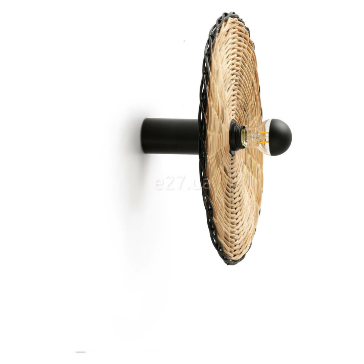 Бра Faro 62174-78 COSTAS 400 H140 Black/rattan wall/ceiling lamp · Faro · faro-62174-78