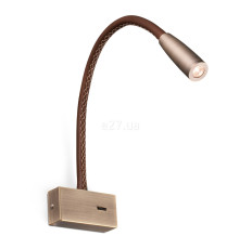 Бра Faro 62704 LEAD Bronze wall lamp reader, 3 Вт, 180 лм, 3000K