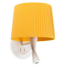 Бра Faro 64308-36 SAMBA White/ribbon yellow wall lamp with reader