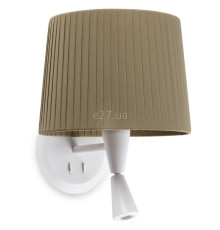 Бра Faro 64308-37 SAMBA White/ribbon green wall lamp with reader