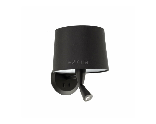 Бра Faro 64309-03 CONGA Black/black wall lamp with reader