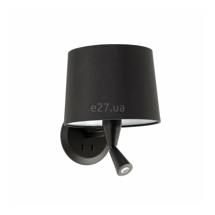 Бра Faro 64309-03 CONGA Black/black wall lamp with reader · Faro · faro-64309-03
