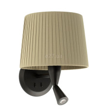 Бра Faro 64309-37 SAMBA Black/ribbon green wall lamp with reader