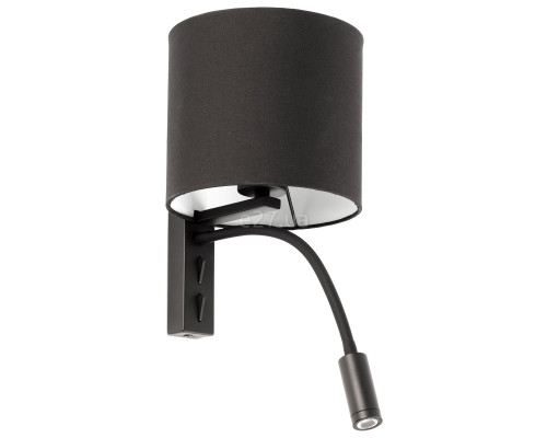 Бра Faro 64323 TIRA Black wall lamp with reader