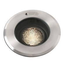 Грунтовий світильник Faro 70305 GEISER 80 Grey orientable inox ceiling recessed, 7 Вт, 400 лм, 3000K