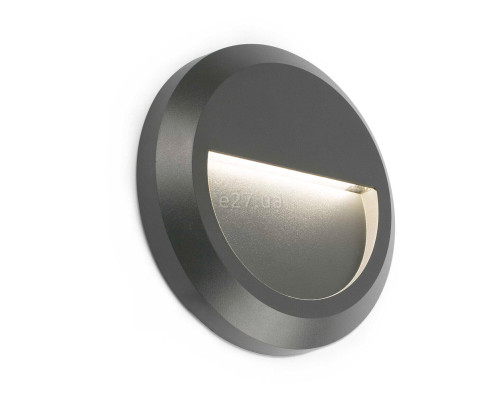 Настінний світильник Faro 70656 GRANT R Dark grey wall lamp, 1 Вт, 65 лм, 3000K