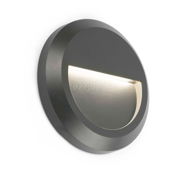 Настінний світильник Faro 70656 GRANT R Dark grey wall lamp, 1 Вт, 65 лм, 3000K · Faro · faro-70656