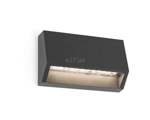 Настінний світильник Faro 70657 MUST 96 Dark grey wall lamp, 2 Вт, 80 лм, 3000K