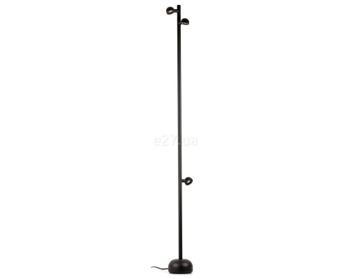 Торшер Faro 71257 BROT 1800 Black pole lamp with cable, 21 Вт, 930 лм, 2700K