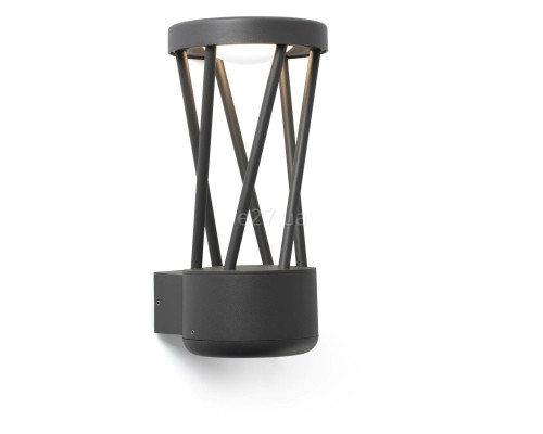 Бра Faro 71285 TWIST Dark grey wall lamp, 10 Вт, 500 лм, 3000K