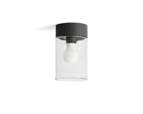 Стельовий світильник Faro 71740 KILA 200 Dark grey ceiling lamp transparent