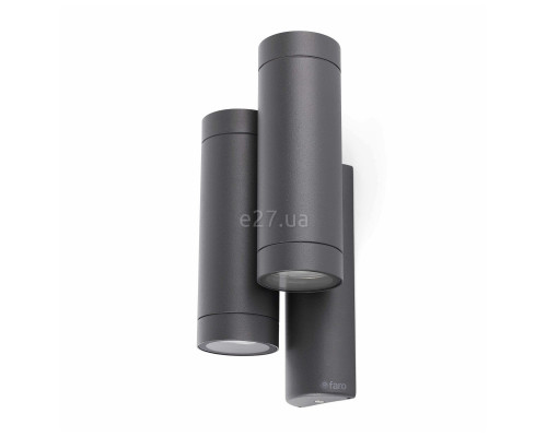 Настінний світильник Faro 75503 STEPS 4L Dark grey wall lamp double