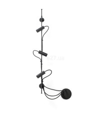 Настінний світильник Faro 75712-233 Clap Black linear wall lamp/ceiling 3x6W 3000K 38º