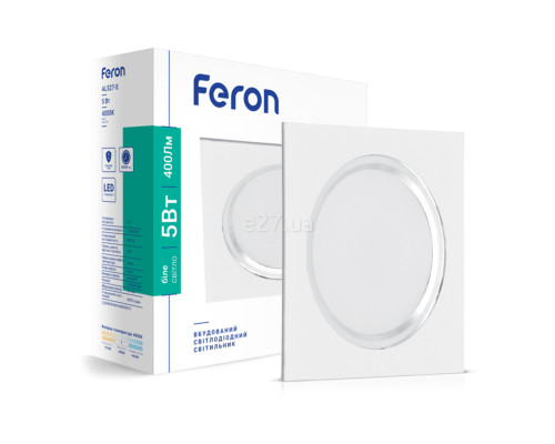 Точковий світильник Feron 1820 AL527-S, 5 Вт, 400 лм, 4000K
