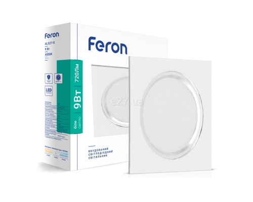 Точковий світильник Feron 1821, 9 Вт, 720 лм, 4000K