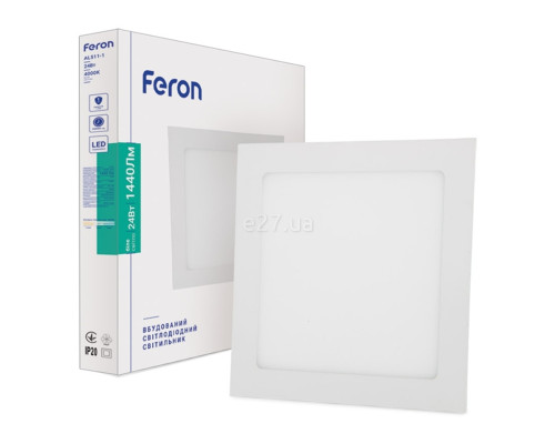 Стельовий світильник Feron 1890, 24 Вт, 1440 лм, 4000K