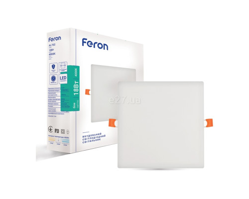 Точковий світильник Feron 1905 AL702, 18 Вт, 1800 лм, 4000K