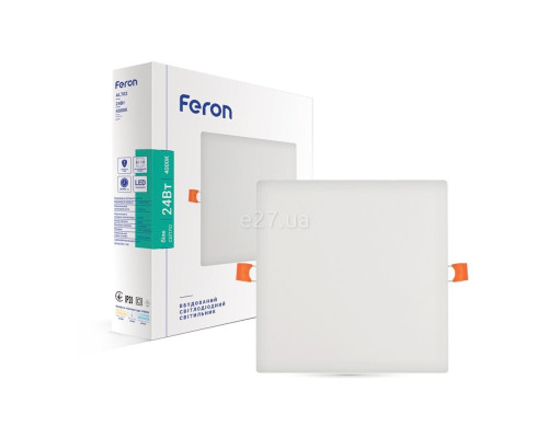 Стельовий світильник Feron 1906 AL702, 24 Вт, 2400 лм, 4000К
