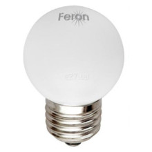 Лампа світлодіодна Feron 25115 LB-37, G45 1W 6400K E27, 270° · Feron · feron-25115
