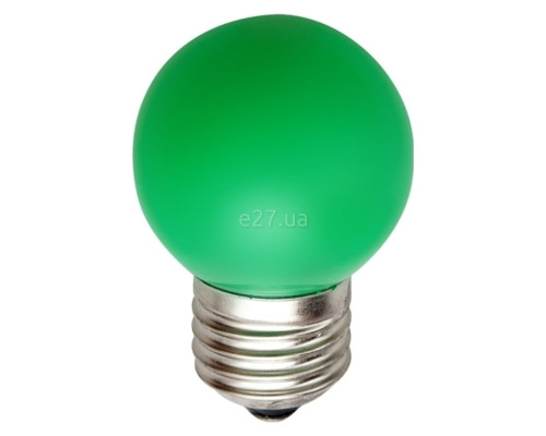 Лампа світлодіодна Feron 25117 LB-37, G45 1W Green E27, 270°