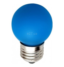 Лампа світлодіодна Feron 25118 LB-37, G45 1W Blue E27, 270°