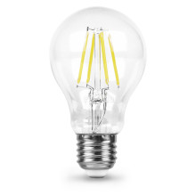 Лампа світлодіодна Feron 25570 Filament LB-57, A60 6W 4000K E27, 270° · Feron · feron-25570