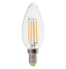 Лампа світлодіодна Feron 25573 C37 4W 4000K E14 Filament, 300 град.