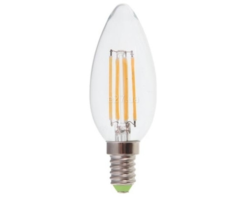 Лампа світлодіодна Feron 25573 C37 4W 4000K E14 Filament, 300 град.