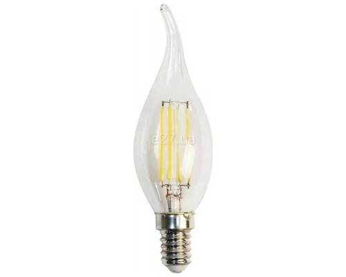 Лампа світлодіодна Feron 25576 CF37 4W 4000K E14 Filament, 300 град.