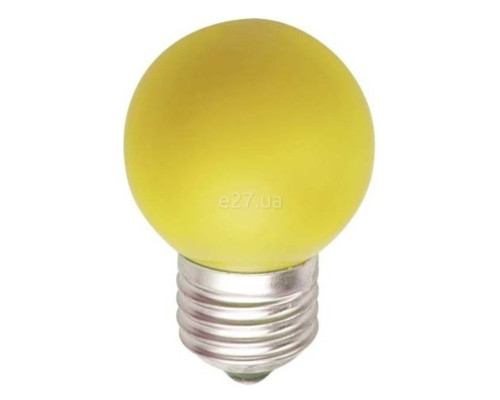 Лампа світлодіодна Feron 25597 LB-37, G45 1W Yellow E27, 270°