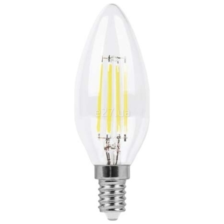Лампа світлодіодна Feron 25749 Filament LB-158, C37 6W 4000K E14, 300° · Feron · feron-25749
