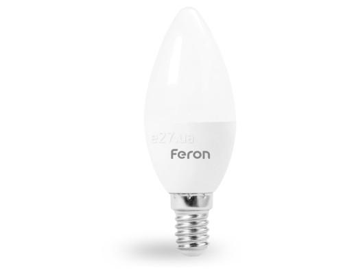 Лампа світлодіодна Feron 25810 Saffit LB-197, C37 7W 4000K E14, 180°