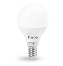 Лампа світлодіодна Feron 25814 Saffit LB-195, P45 7W 4000K E14, 200°
