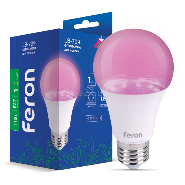 Лампа світлодіодна Feron 40140 LB-709, A60 11W E27, 120° · Feron · feron-40140