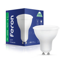 Лампа світлодіодна Feron 40187 LB-216, MR16 8W 4000K GU10, 120°