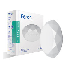 Стельовий світильник Feron 40192 AL588, 18 Вт, 1440 лм, 5000K