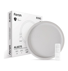 Стельовий світильник Feron 40215 AL6070, 70 Вт, 4480 лм, 3000-6500K