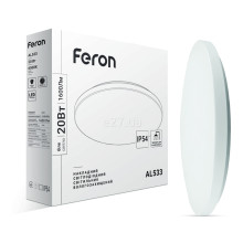 Стельовий світильник Feron 40221 AL533, 20 Вт, 1600 лм, 6500K · Feron · feron-40221