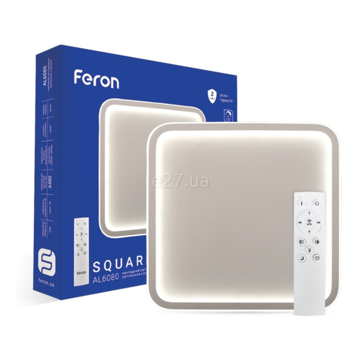 Стельовий світильник Feron 40278 AL6080, 70 Вт, 4480 лм, 3000-6500K · Feron · feron-40278