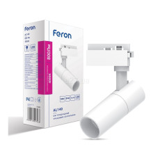 Трековий світильник Feron 41609 AL140, 10 Вт, 800 лм, 4000K
