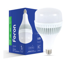 Лампа світлодіодна Feron 80198 LB-653 E27/E40, 65W 6500K E27, 200° · Feron · feron-80198