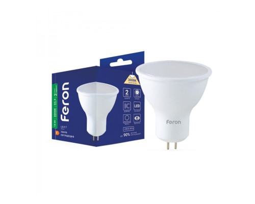 Лампа світлодіодна Feron 80861 LB-217, 10W 3000K G5.3