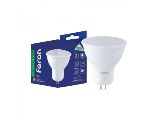 Лампа світлодіодна Feron 80862 LB-217, 10W 4000K G5.3