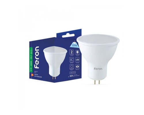 Лампа світлодіодна Feron 80863 LB-217, 10W 6500K G5.3
